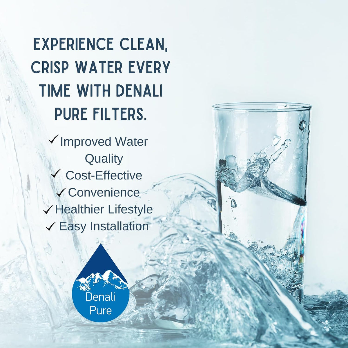 3-Pack Replacement for Samsung RS2530BBP Refrigerator Water Filter