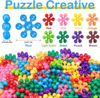 600 PCS Building Blocks STEM Toys, Interlocking Solid Plastic Toys