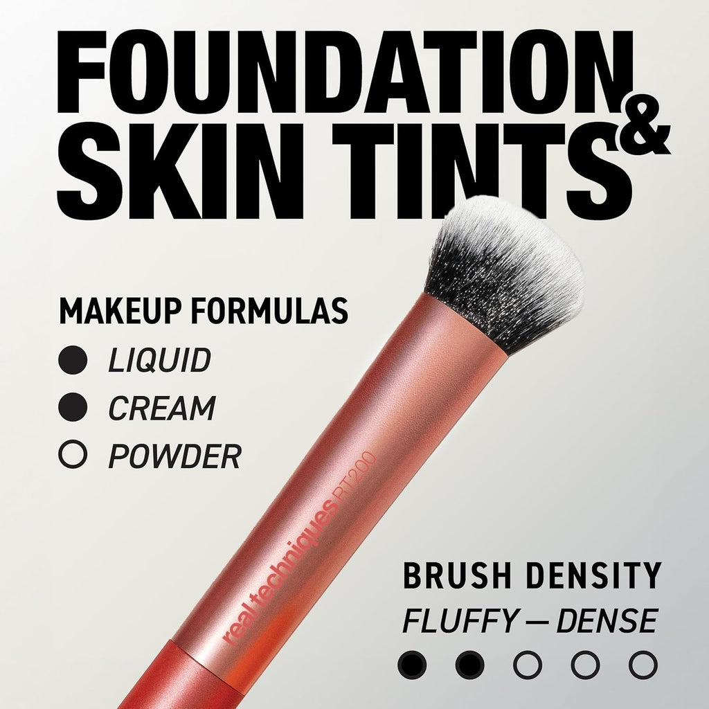 Expert Face Brush for Foundation, Dense Face Makeup Brush | Smooth, dense foundation brush for liquid and cream