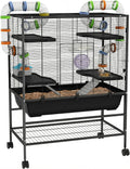32" Large Hamster Cage with Storage Shelf for Syrian Hamster, Tubes