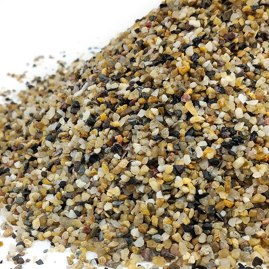 2 lbs Aquarium Sand. 1/16 Inch Fish Tank Coarse Sand | Natural River Rocks, Decorative Pea Gravel for Turtle