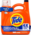 Liquid Laundry Detergent, Original Scent, 125 fl oz, 100 Loads, Boosted Clean Even in Cold Water with Concentrated