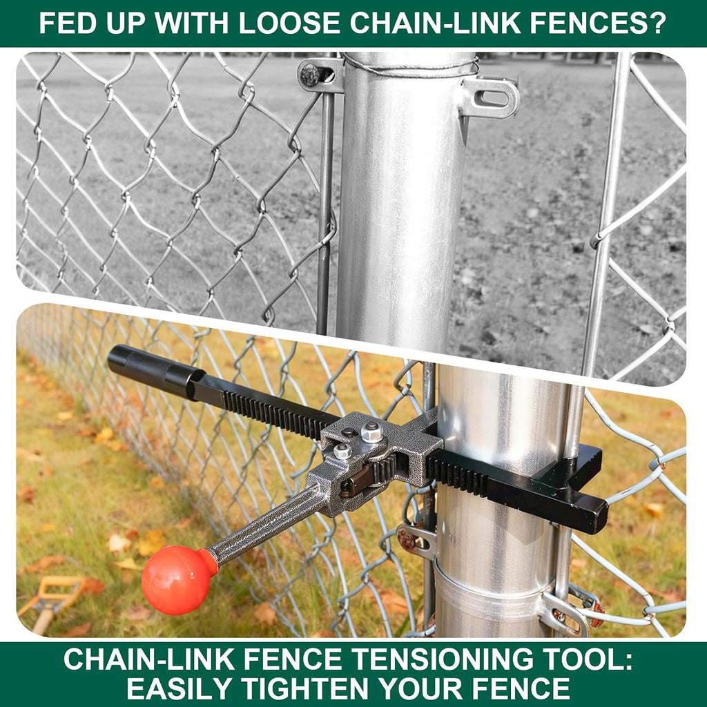 Chain Link Fence Stretcher Tool, Fence Puller, Tightener & Tensioner
