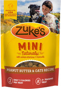 Zuke’s Mini Naturals Dog Training Treats for Dogs, Pet Treats Made with Real Peanut Butter- 16 oz. Bag
