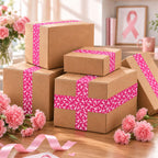 Breast Cancer Awareness Packing Tape, 109 Yard