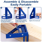 3D Multi-Angle Measuring Ruler -Precision Woodworking 3D Square Protractor