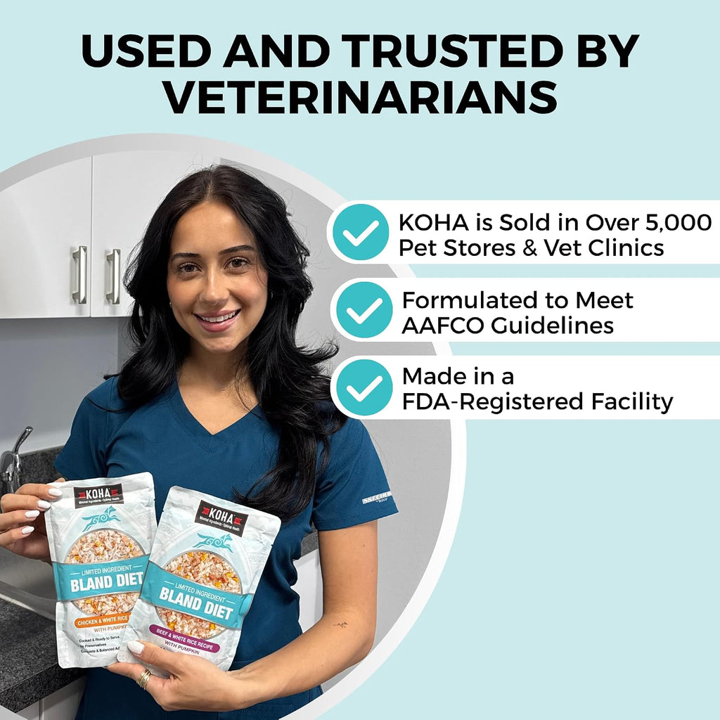 Limited Ingredient Bland Diet for Dogs, Chicken & White Rice Recipe