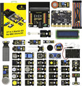 KEYESTUDIO 37 in 1 Box Starter Kit with BBC Microbit V2.2 Board, Great 37 Sensors Microbit Accessories Coding Electronics Kit for Teens Adults, Electric Circuit Learning with Tutorial