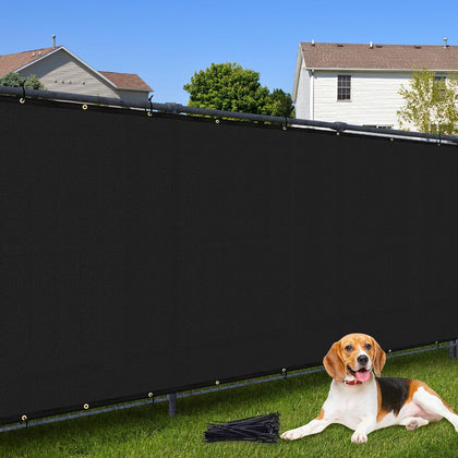 6ft x50ft Privacy Screen Fence 90% Blockage Heavy Duty Protective Covering Mesh Fencing for Outdoor Patio Pool