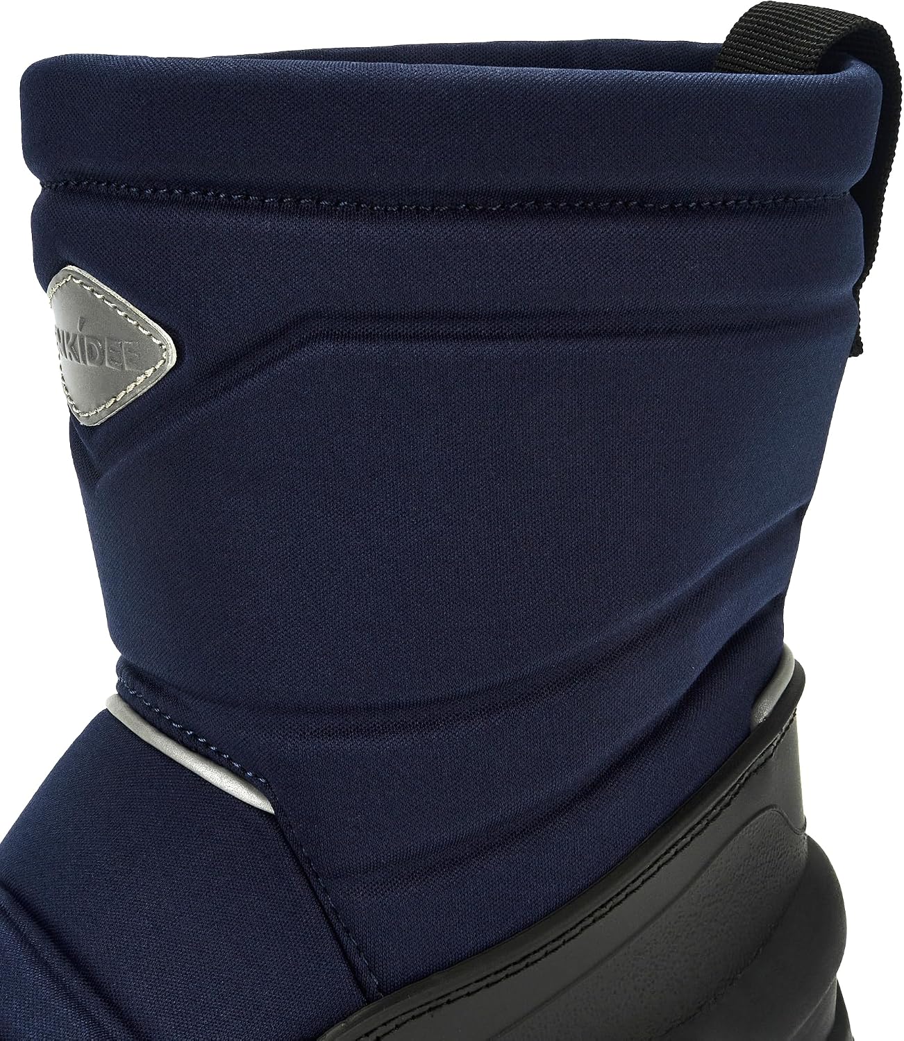 Size 12 US Waterproof Reflective Winter Snow Boots Slip Resistant (Toddler/Little Kid) Navy