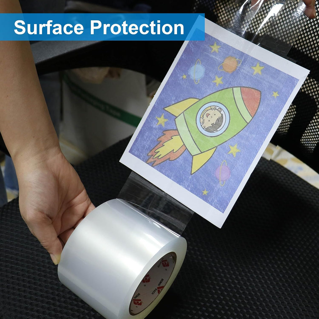 3" Clear Wide Packing Tape 12 Rolls, Total 660Y - 3 inch x 55 Yards, 2.4 mil Thick, Heavy Duty 3 Inch Wide Packaging