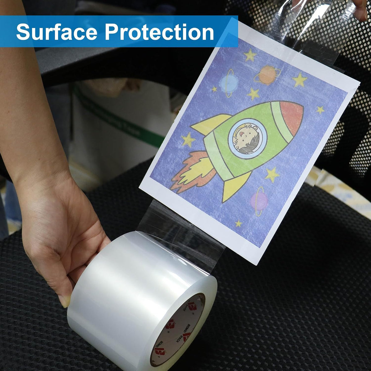 3" Clear Wide Packing Tape 12 Rolls, Total 660Y - 3 inch x 55 Yards, 2.4 mil Thick, Heavy Duty 3 Inch Wide Packaging