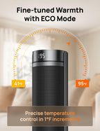 Space Heater for Indoor Use, Quiet Heaters for Large Room