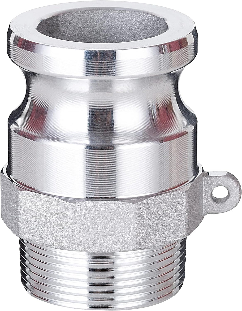 EASTRANS AL Cam Lock Fitting Type F, 1.5" Plug x 1.5" NPT Male Thread