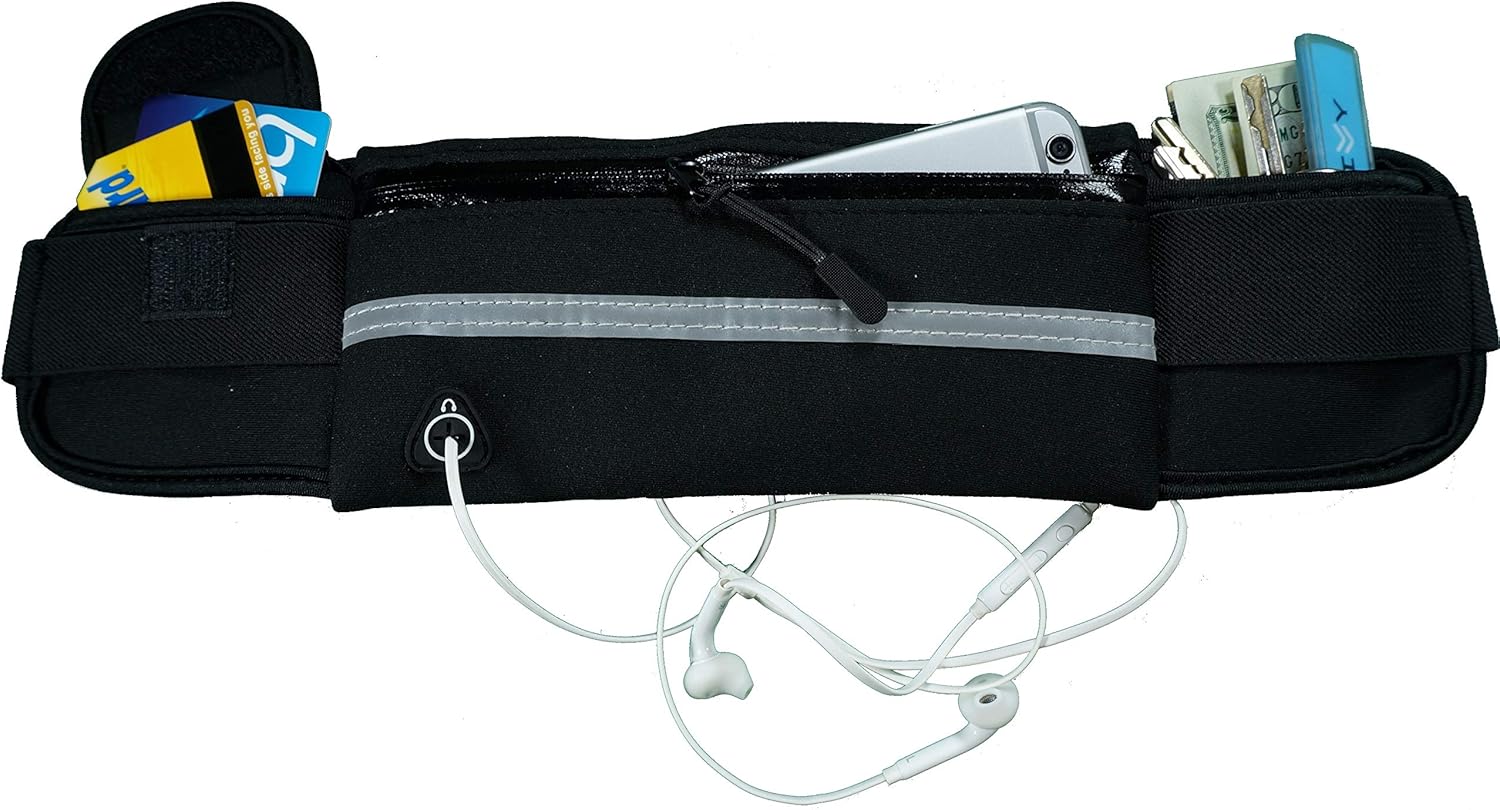 Running Belt Waist Pack - Water Resistant Runners Belt Fanny Pack for Hiking Fitness – Adjustable Running Pouch for