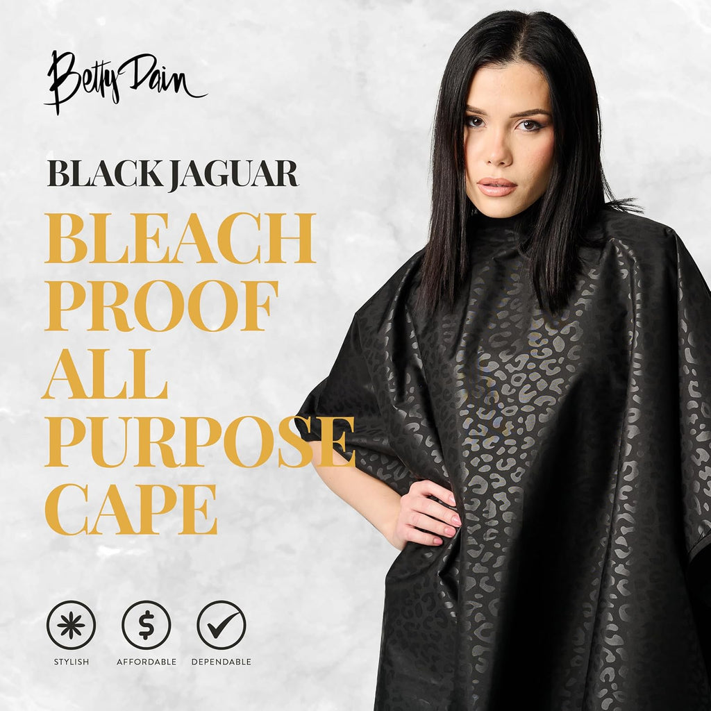 Black Jaguar Bleach-Proof All Purpose Styling Cape