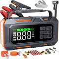 16-in-1 8000A Car Battery Jump Starter with Air Compressor 160PSI, Jump Starter Jump Box (All Gas 12L Diesel) with