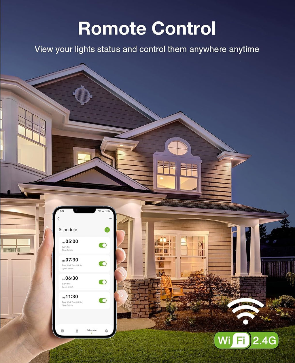 3 Way Dimmer Smart Switch Can Work Separately Or Work with Traditional 3-Way Switch, Compatible with Alexa, Google
