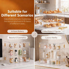 3-Tier Pastry Display Case, Countertop Bakery Display Case