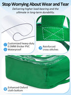 Clear Backpack for School, 17" Heavy Duty Double-Layer Clear Bookbag