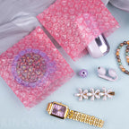 100 Pack Heart Shaped Bubble Wrap Pouches Cushion Wrap Pouch
