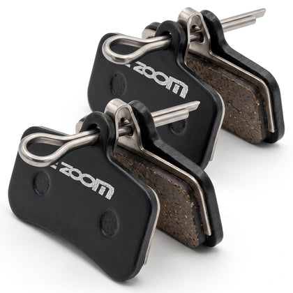 4-Piston Brake Pad Replacement Set Compatible with Zoom HB-876, 2 Pairs High-Performance Semi-Metallic Mountain Bike