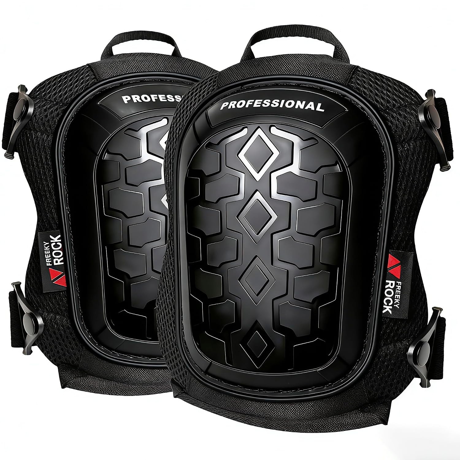 Knee Pads for Men Construction Knee Pads for Work with Heavy Duty Anti-Slip Cap Work Knee Pads Reinforced Adjustable