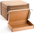 30 Pack 12x8x2 Inches Shipping Boxes, Brown Corrugated Cardboard Mailer Boxes, Medium Mailing Boxes for Shipping