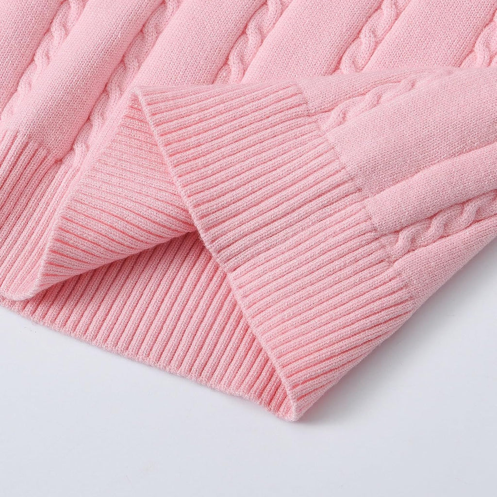 Boys and Toddler's V-Neck Cable Knit Sweater Vest Kids Girls Sleeveless Pullover School Uniform Sweater Waistcoat