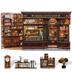 Book Nook Kit, DIY Miniature House Coffee Shop Dollhouse