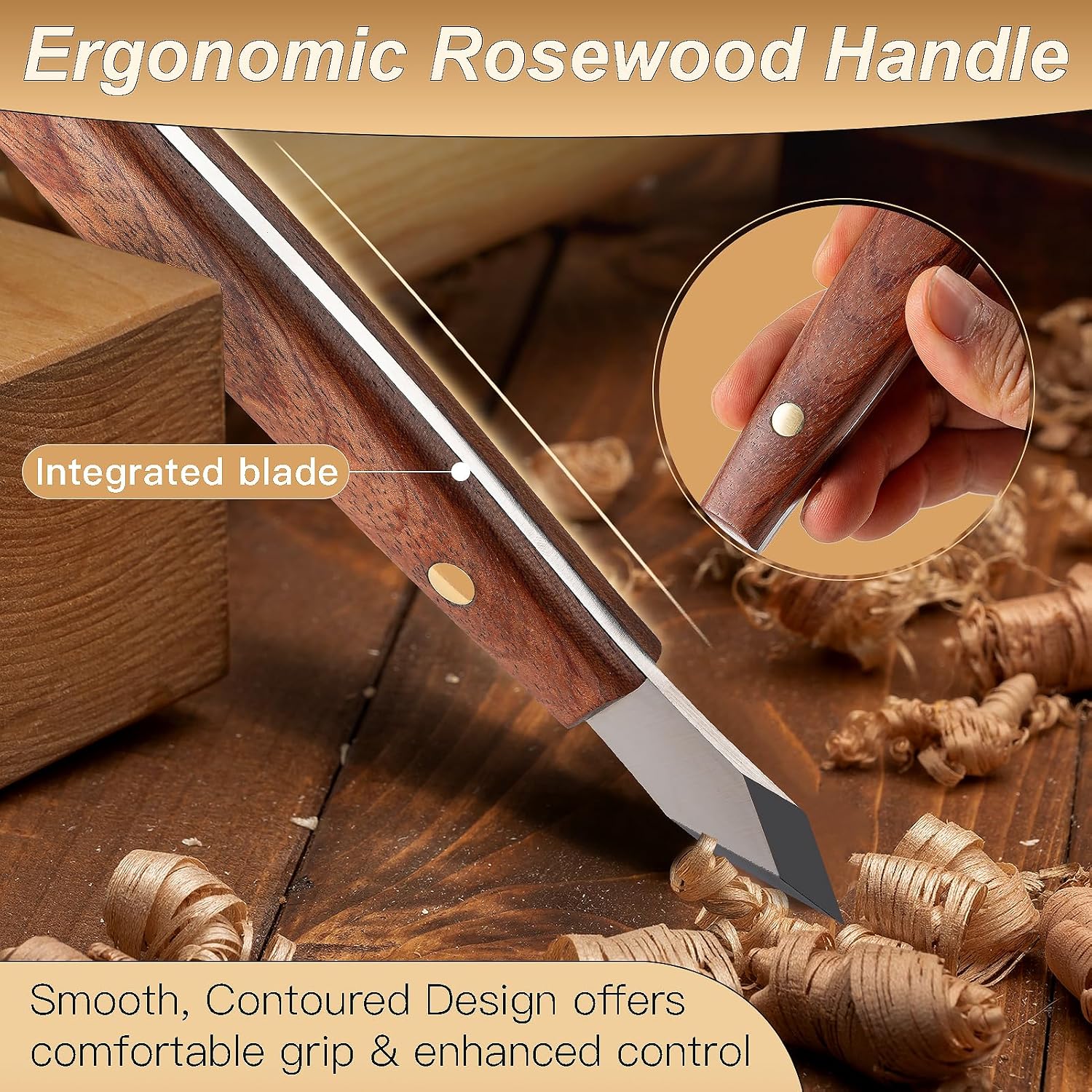 Marking Knife Woodworking Heavy Duty Scribing Gauge Knife Leather Sheath Carbon Steel Double Beveled Blade Striking