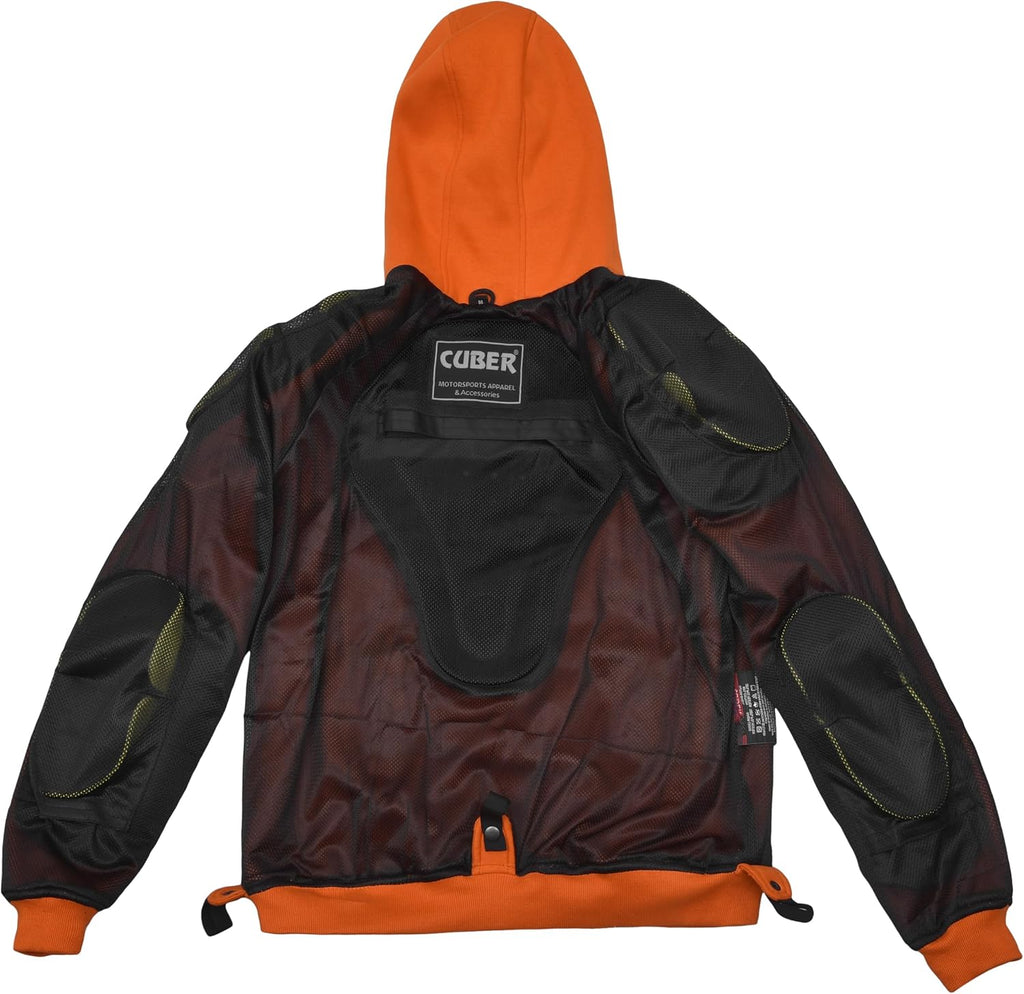 Motorcycle Hoodie For Men & Women With Armor, Dual Sport Motorbike Riding Jacket