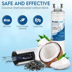 Replacement for WF3CB Refrigerator Water Filter, Compatible with Pure Source 3 Water Filter (3 Pack)