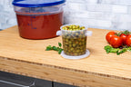 Storplus Round Food Storage Container with Stackable Design for Catering, Buffets, Restaurants, Polypropylene (Pp), 1