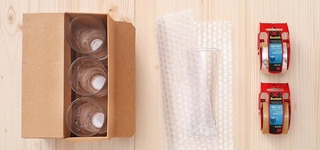 Heavy Duty Packaging Tape, Brown, 1 Roll, 48 mm x 20.3 m