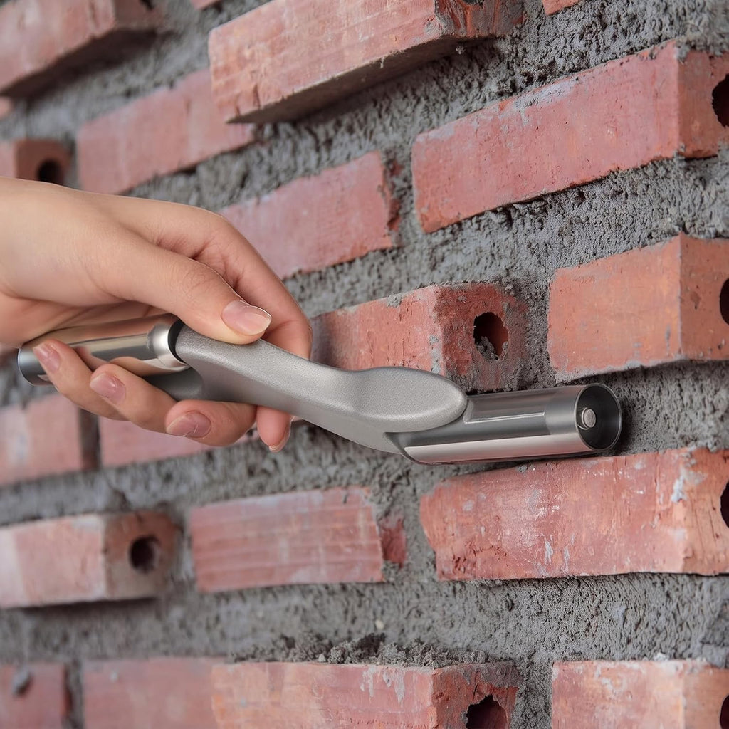 Masonry Brick Jointer Tools with 1/2in, 5/8in, 3/4in, 7/8in Blades Barrel Jointer Wall Beauty Stitcher Brick Cutter