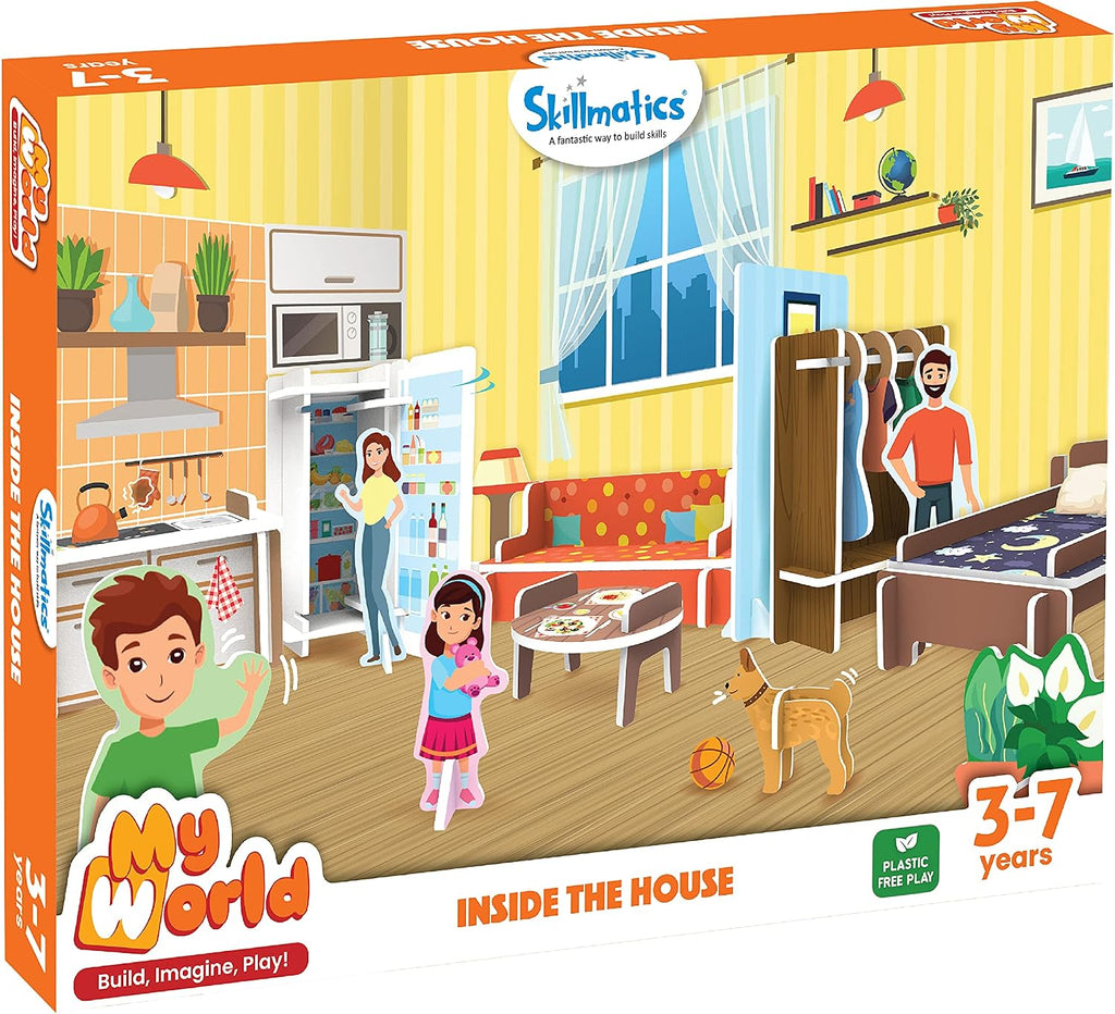 My World : Inside The House | STEM Building Playset & Learning Toy for Preschool Kids | Gifts for Ages 3-7