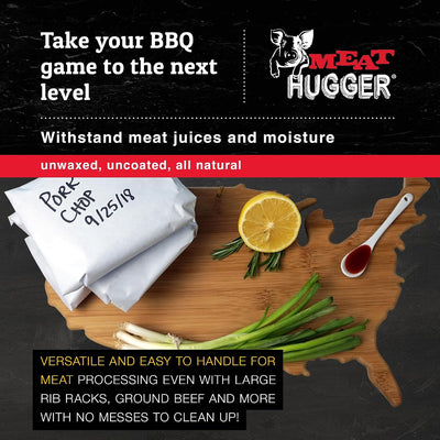 White Kraft Butcher Paper Roll for Smoker - Unwaxed & Uncoated - 18 Inch by 175 Feet