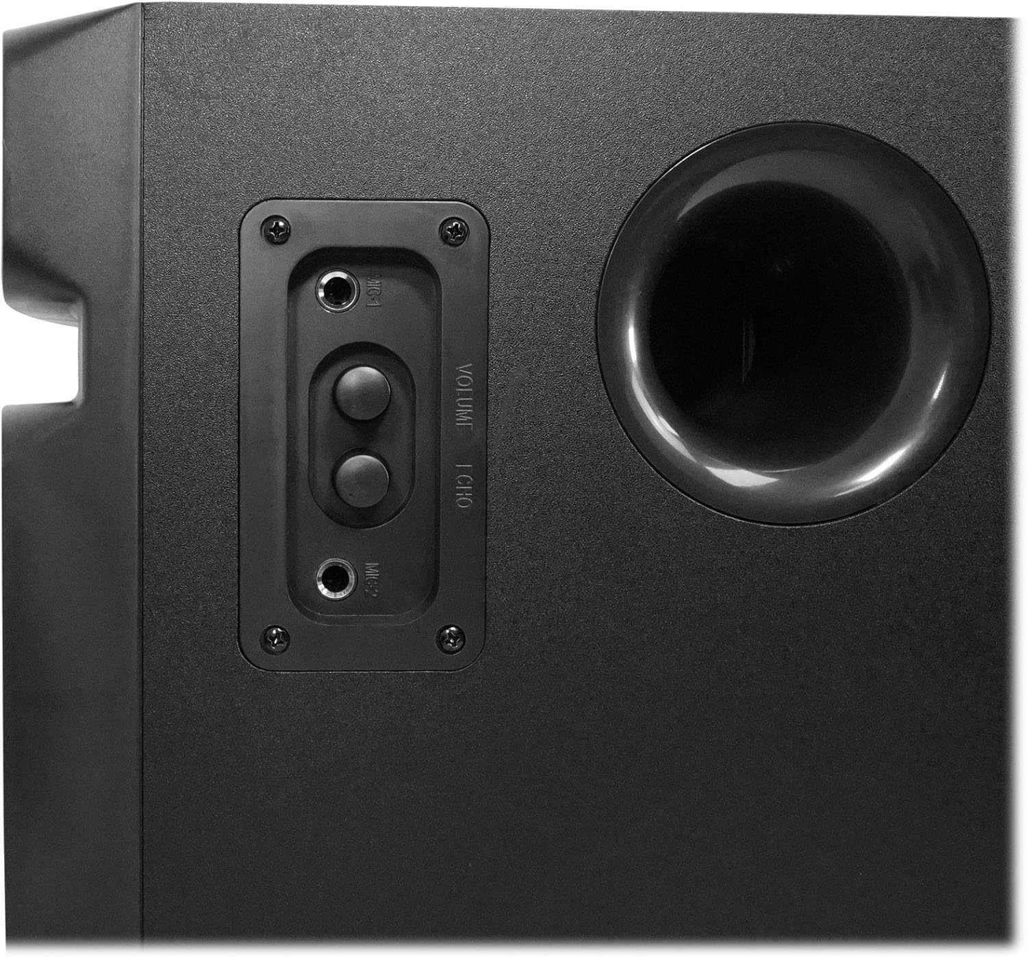 HTS45 5.1 Channel Bluetooth Home Theater Audio System | Subwoofer Included, USB/SD Playback, 2 Mic Inputs with Echo