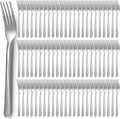 100 Pcs Stainless Steel Dinner Forks Bulk 6.9 Inches Metal Forks
