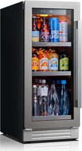 15 Inch Beverage Refrigerator - 100 Cans Beverage Cooler