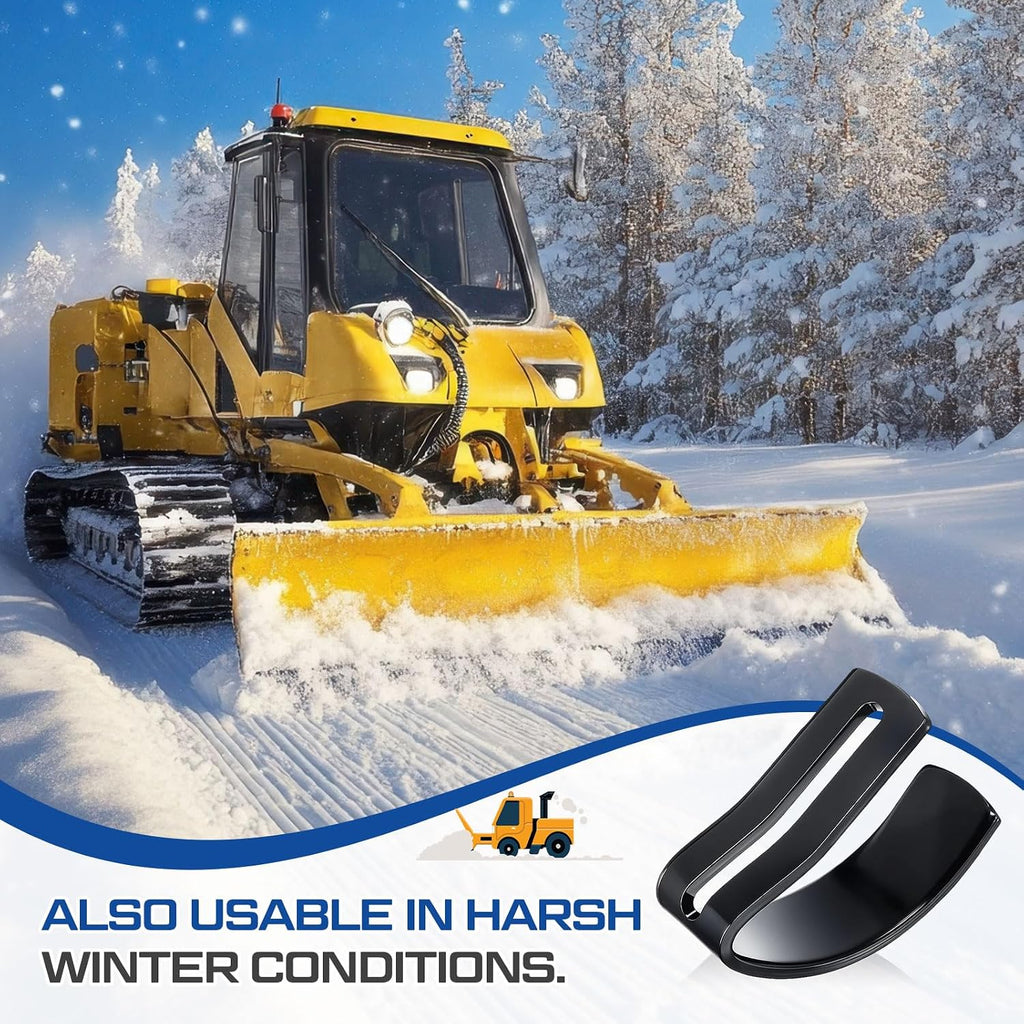 8 Pcs Snow Plow Skid Shoes Replacement for Lawn Tractor Adjustable Attachment with Screws and Nuts for Snow Plowing