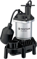 Pentair Flotec FPZS33T 1/3-HP 115-Volt Submersible Thermoplastic Sump Pump