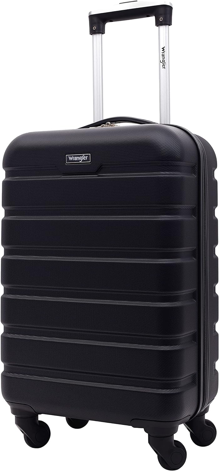 20" Hardside Spinner Carry-On Luggage, Black