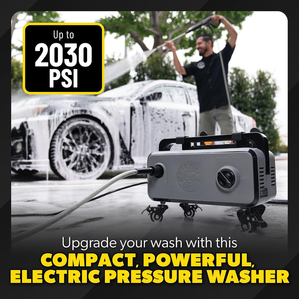 PM2000 PRO Electric Pressure Washer, 2030 PSI, 25 ft Hose | For car wash and home, 2030 PSI 1.77 GPM, 14.5 amp