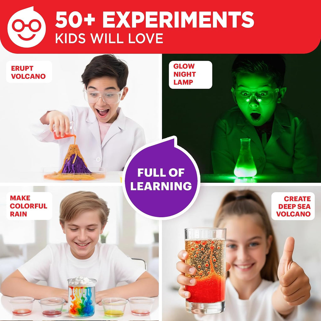 Ultimate Science Experiments Kit for Kids Ages 8+ | Science Kits for Kids Ages 8-12, Birthday Gift Ideas for Boys &