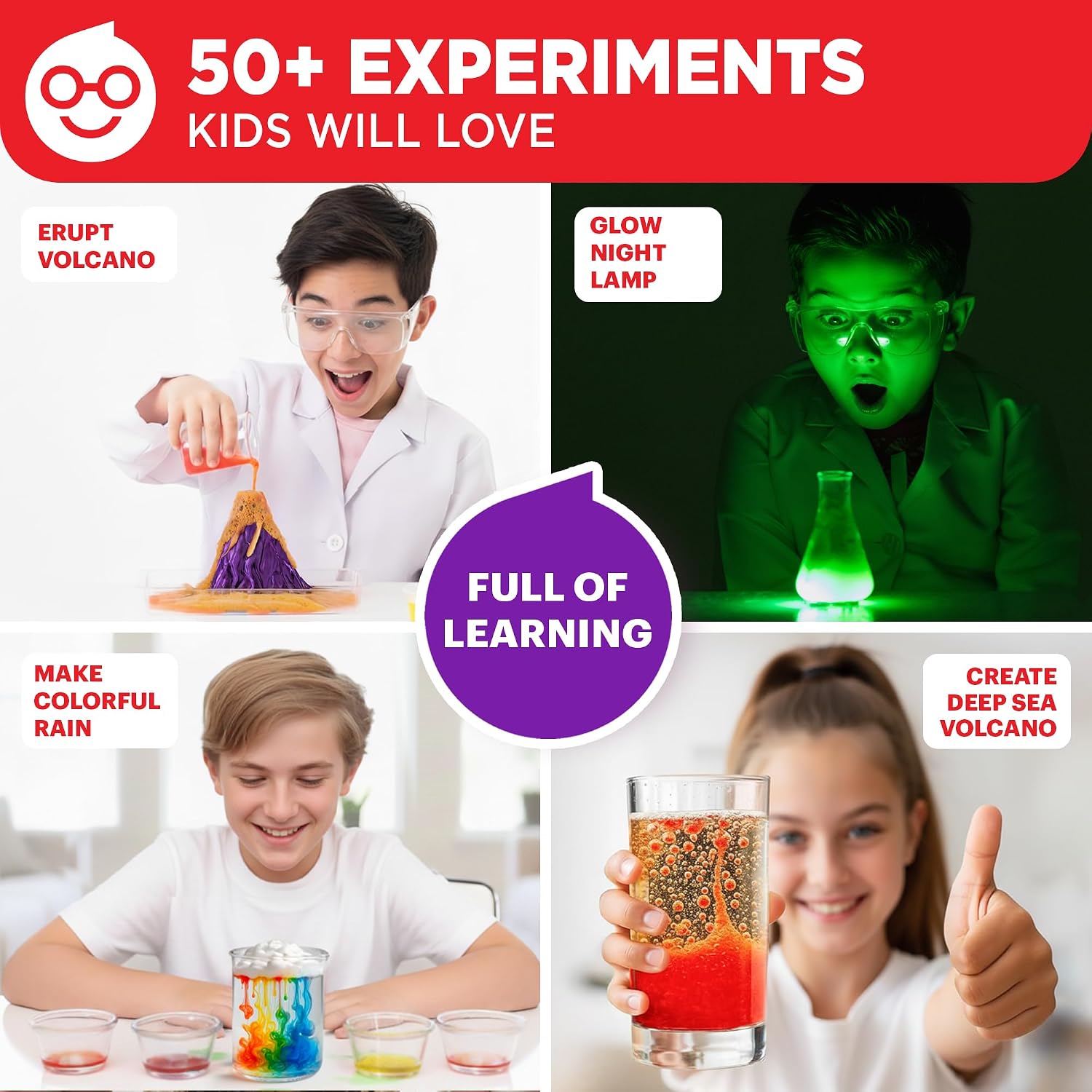 Ultimate Science Experiments Kit for Kids Ages 8+ | Science Kits for Kids Ages 8-12, Birthday Gift Ideas for Boys &