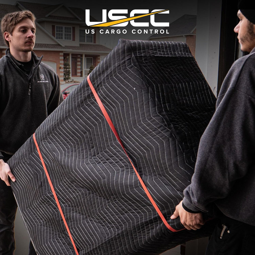 Moving Blankets Heavy Duty 72"x80" 6-Pack (65 lbs/doz), Padded Furniture Blankets for Moving, Shipping, and Storage