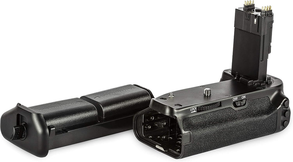 Battery Grip Replacement for BG-E21 for Canon EOS 6D Mark II DSLR Camera with Deluxe Accessory Bundle – Includes: 4X
