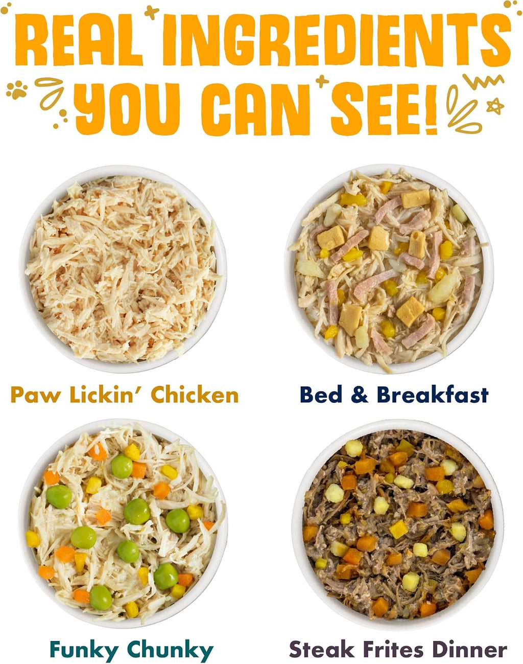 Classic Dog Food, Variety Pack, Baron's Batch, Wet Dog Food, 14oz Cans (Pack of 12)